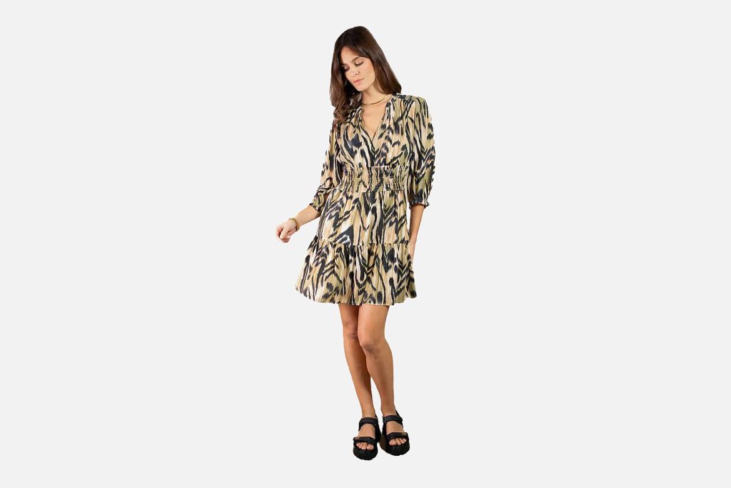 MARGUERITE ROBE PRINT CEIBA