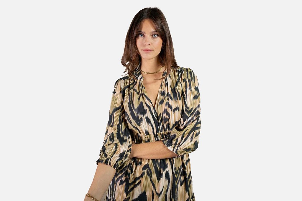 MARGUERITE ROBE PRINT CEIBA