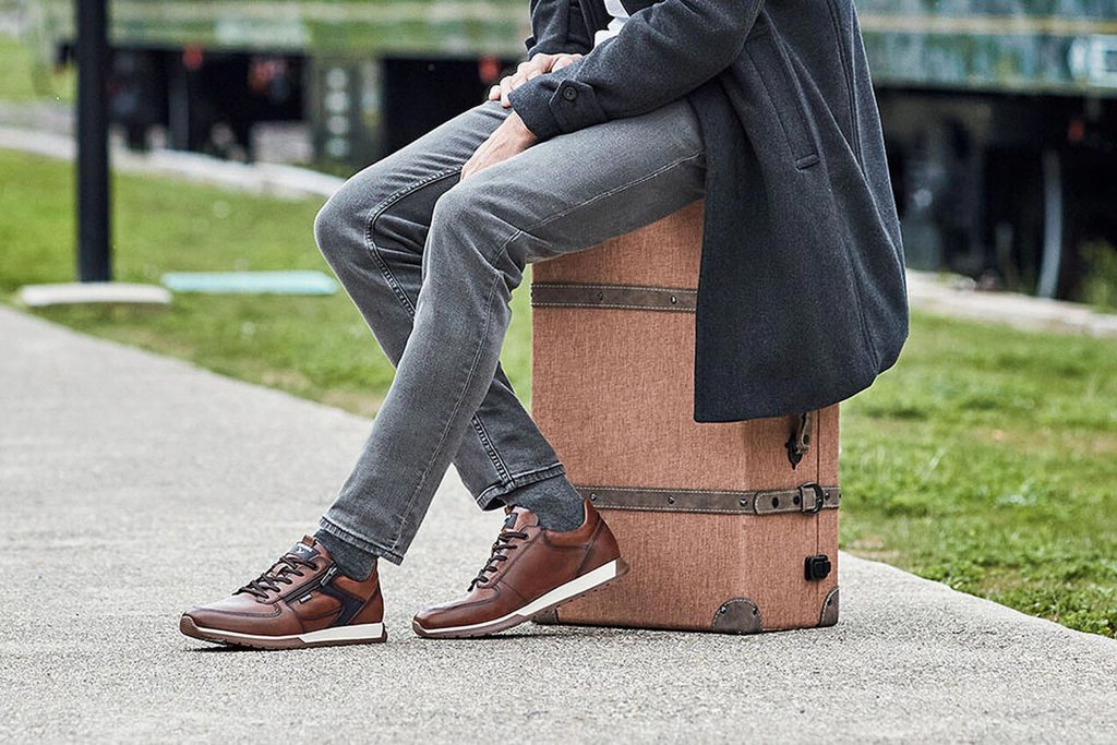 CAMBIL ZIP LACE COGNAC