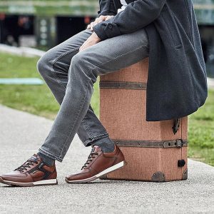 CAMBIL ZIP LACE COGNAC - Image 9