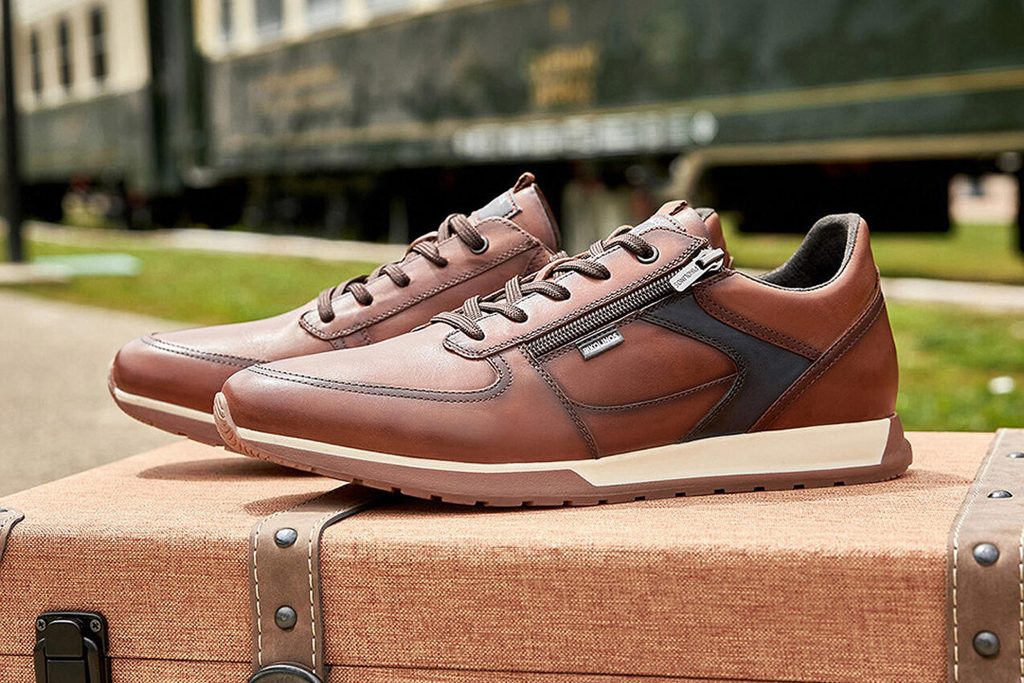 CAMBIL ZIP LACE COGNAC