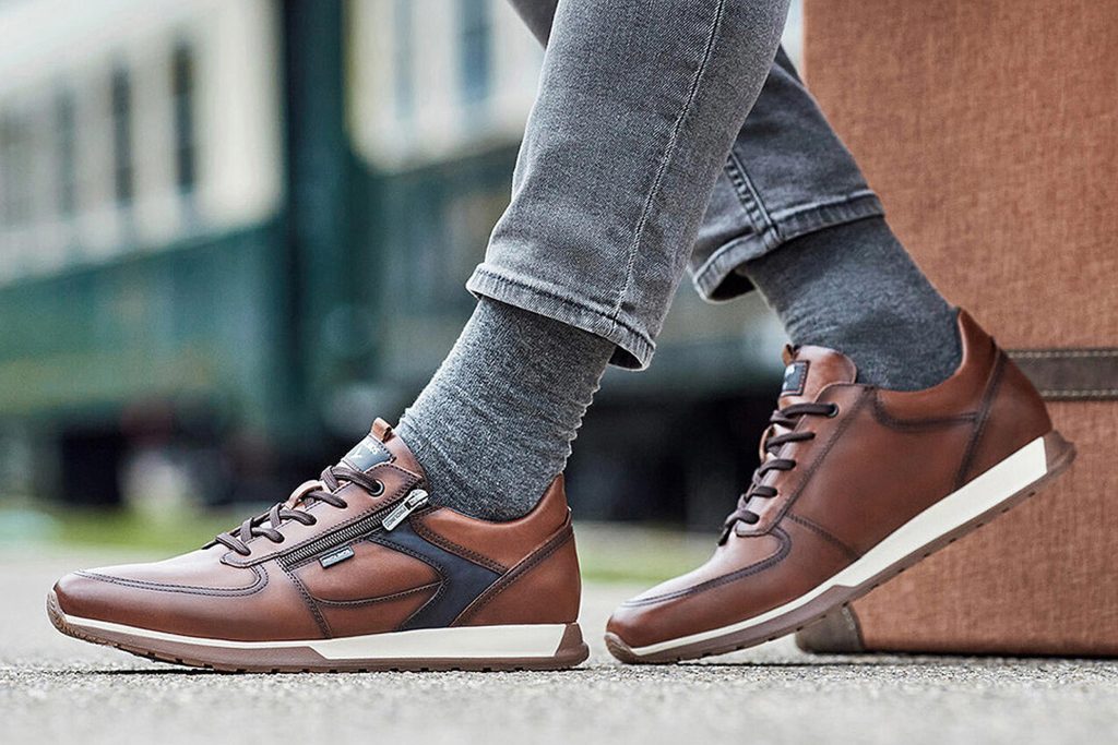 CAMBIL ZIP LACE COGNAC
