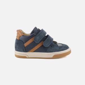 VIANNEY SCRATCH BLEU ET CAMEL – Image 1