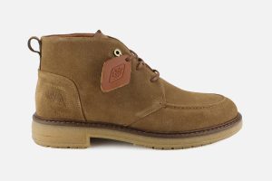 SOCLE BOOT SUEDE COGNAC