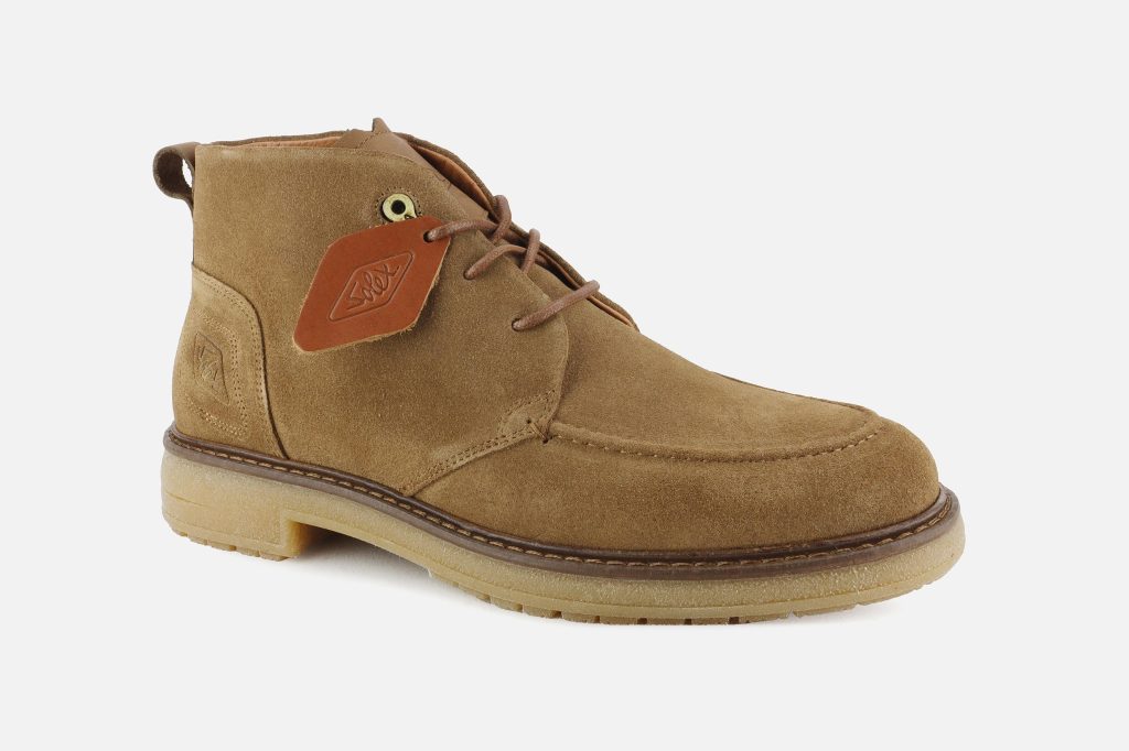 SOCLE BOOT SUEDE COGNAC