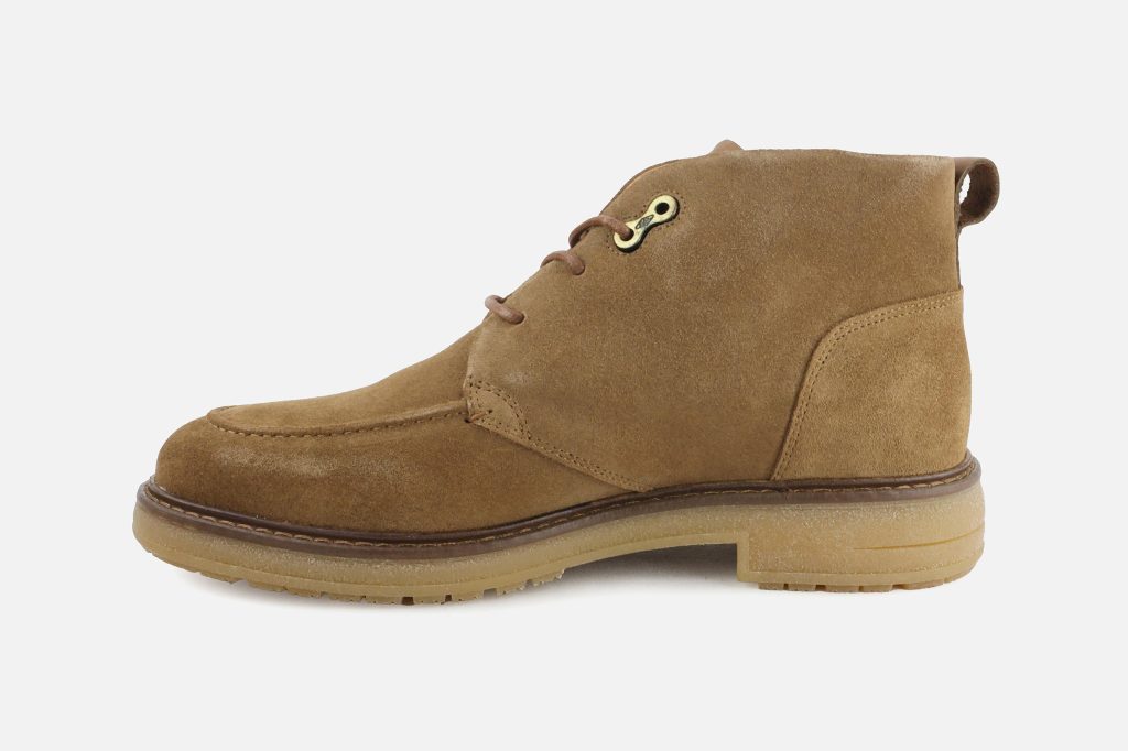 SOCLE BOOT SUEDE COGNAC