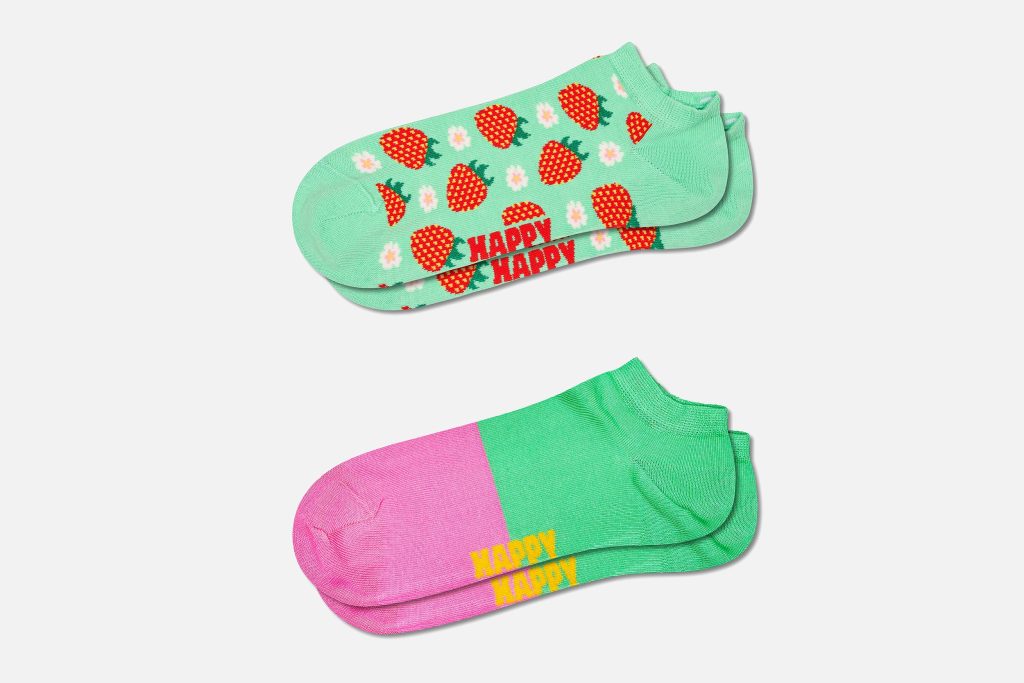 2PACK LOW STRAWBERRY SOCK
