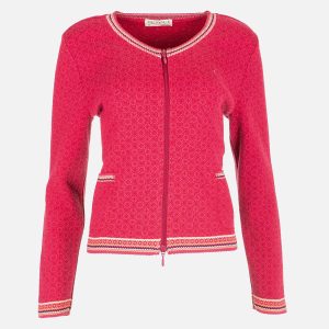 CARDIGAN ZIP MURAGL BERRY MULRI – Image 1