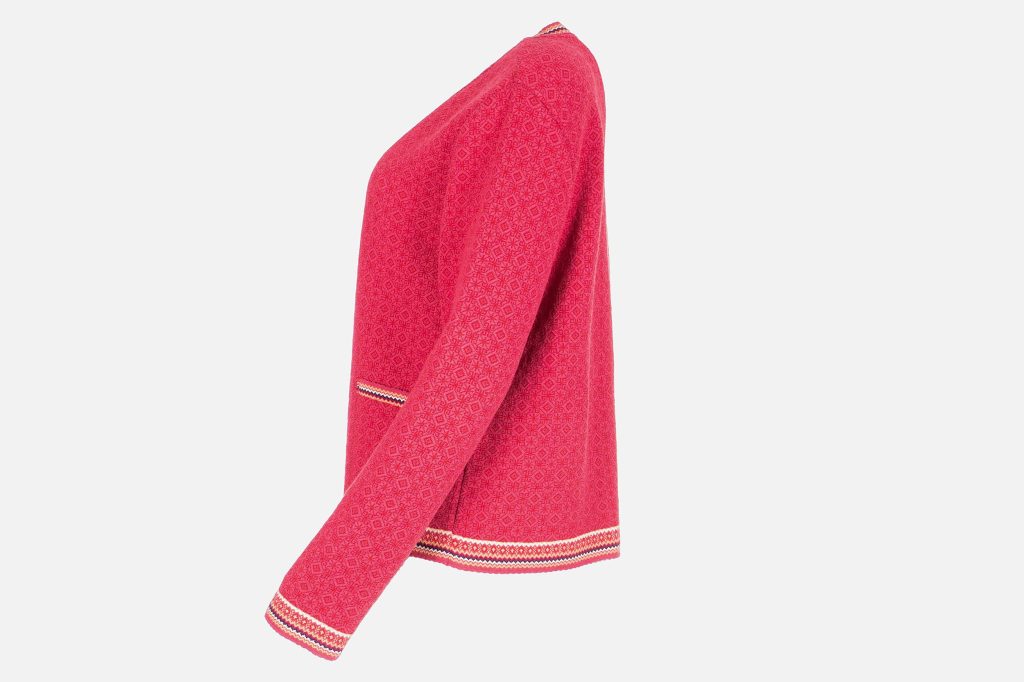 CARDIGAN ZIP MURAGL BERRY MULRI