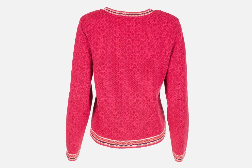 CARDIGAN ZIP MURAGL BERRY MULRI