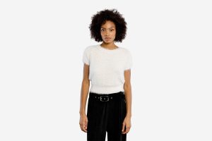 PULL LILI DUVET BLANC