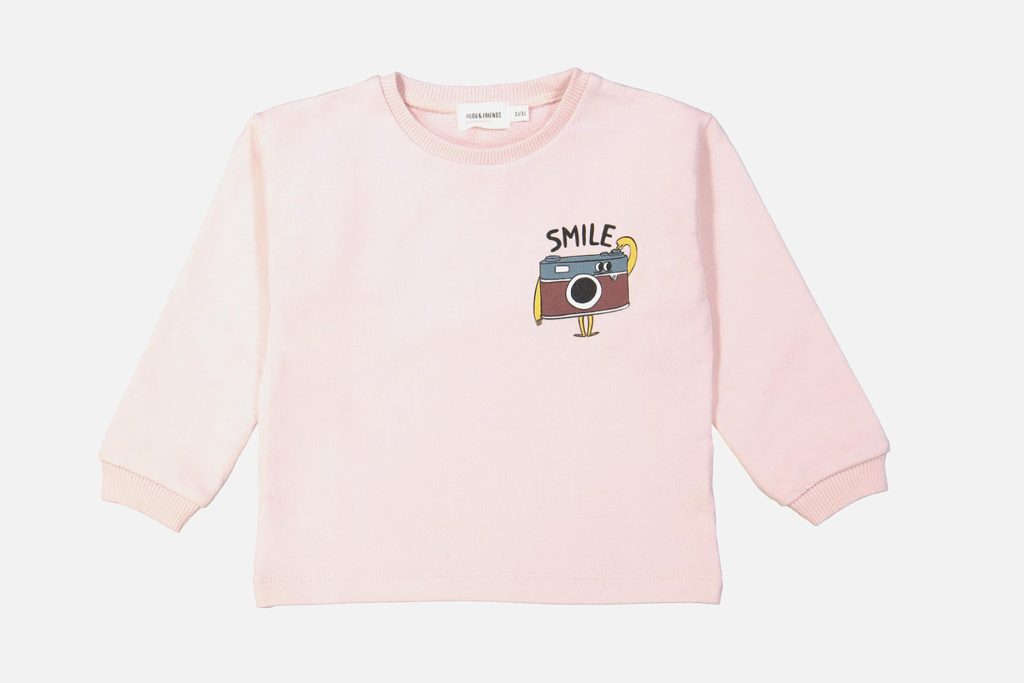 SWEATER FILOU SMILE LIGHT ROSE