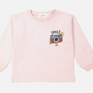 SWEATER FILOU SMILE LIGHT ROSE - Image 1