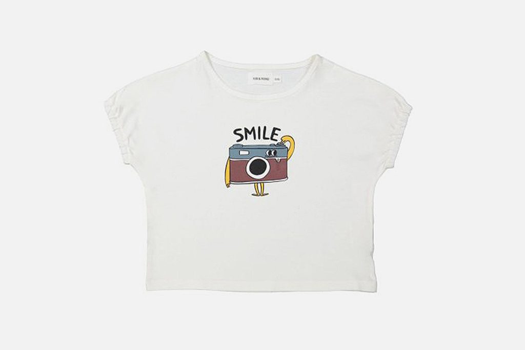 TSHIRT FILOU SMILE ECRU