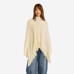 PONCHO TRICO ECRU - Image 4