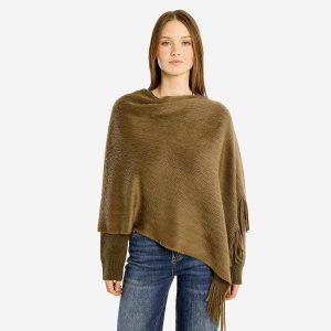 PONCHO TRICO KAKI – Image 1