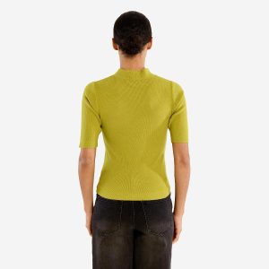 PULL MOLLY COL ROULE OLIVE GREEN - Image 2