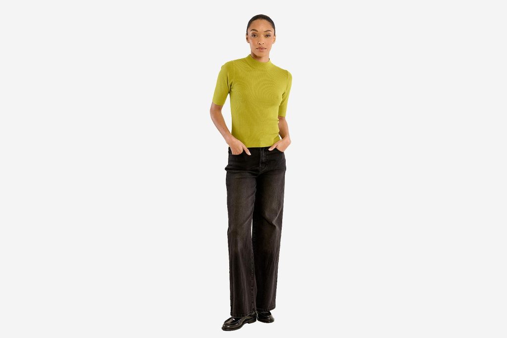 PULL MOLLY COL ROULE OLIVE GREEN