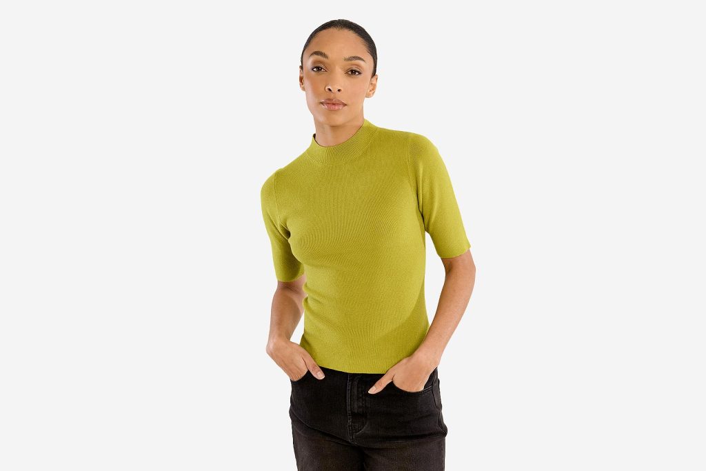 PULL MOLLY COL ROULE OLIVE GREEN