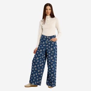 WOVEN PANTALON BLEU JEAN - Image 2