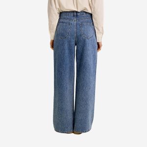 WOVEN PANTALON JEAN BLEU - Image 2