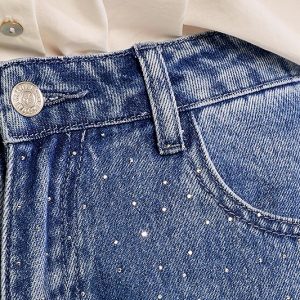 WOVEN PANTALON JEAN BLEU - Image 3