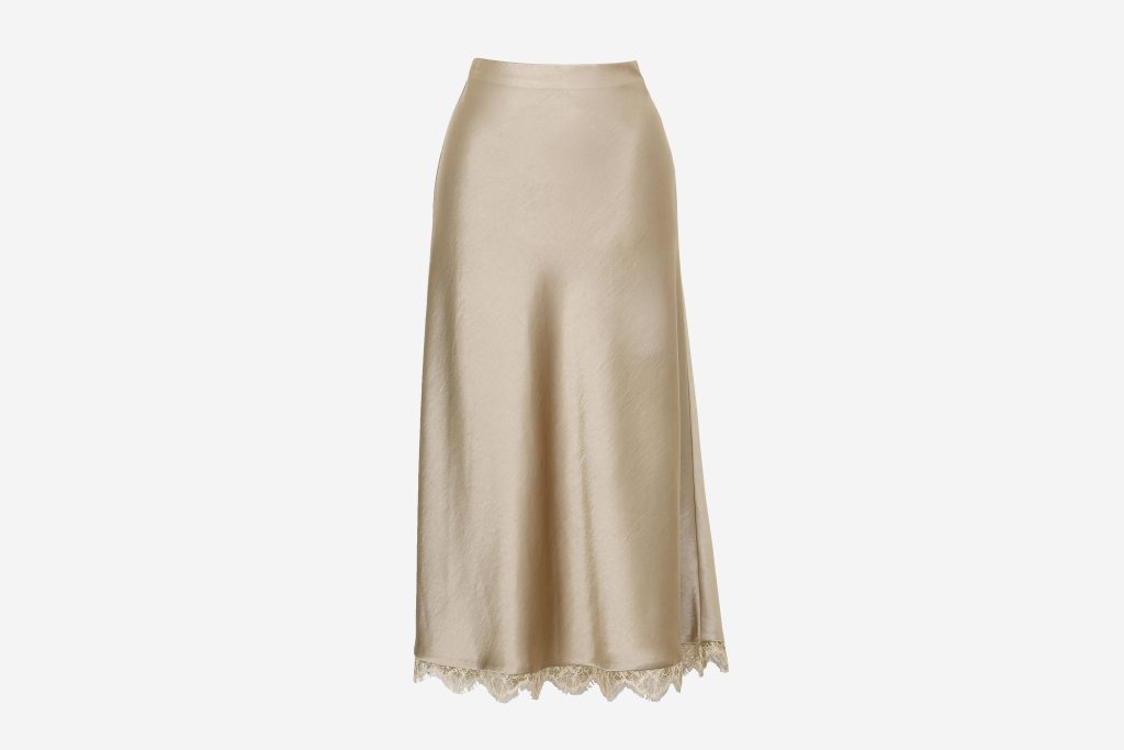 JUPE SATIN OR