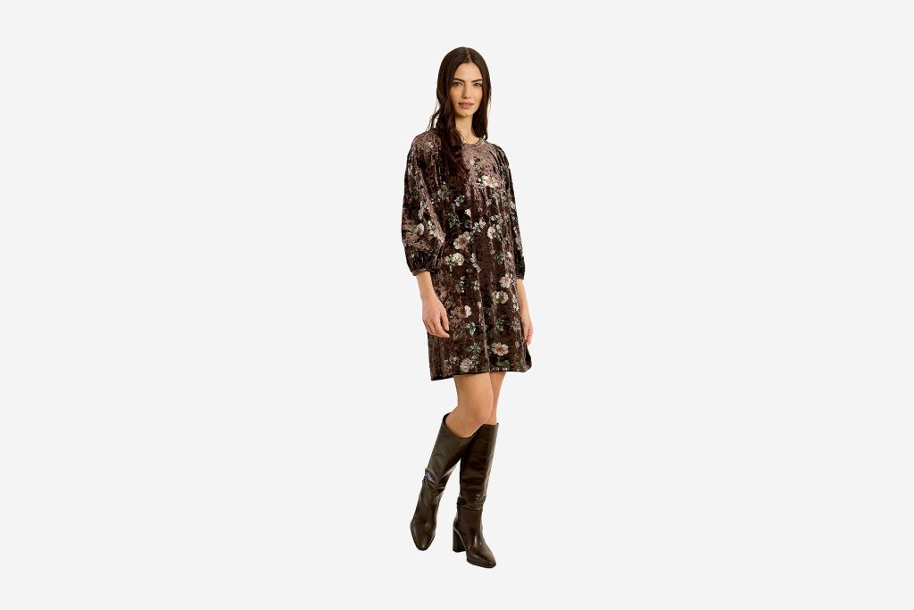 ROBE TRICO MARRON
