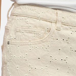 OBJRAISA MW WIDE JEANS SS FAIR BIRCH - Image 4