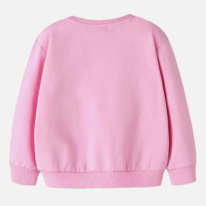 NMFLAUFEY LS NREG SWEAT CARD BEGONIA PINK - Image 2