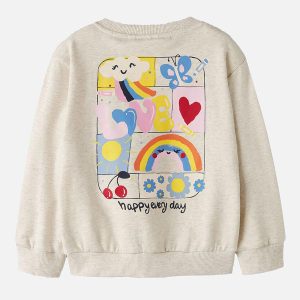 NMFLUKA LS NREG SWEAT BRU PEYOTE MELANGE - Image 2