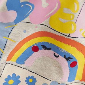 NMFLUKA LS NREG SWEAT BRU PEYOTE MELANGE - Image 3
