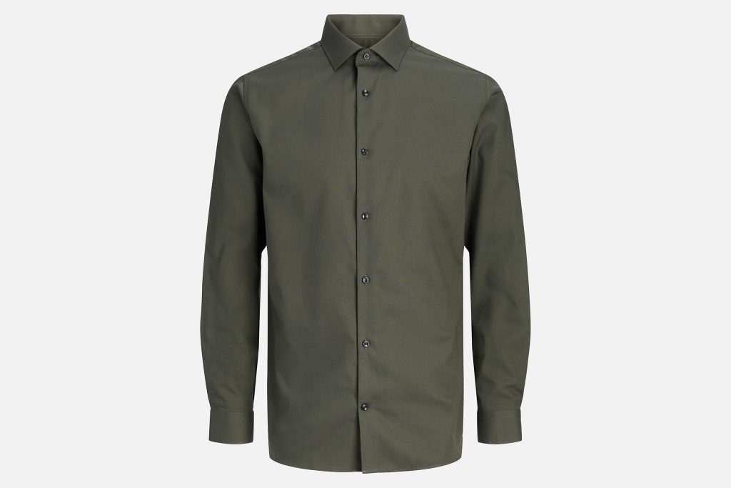 JPRBLAPARKER DETAIL LS SHIRT FOREST NIGHT