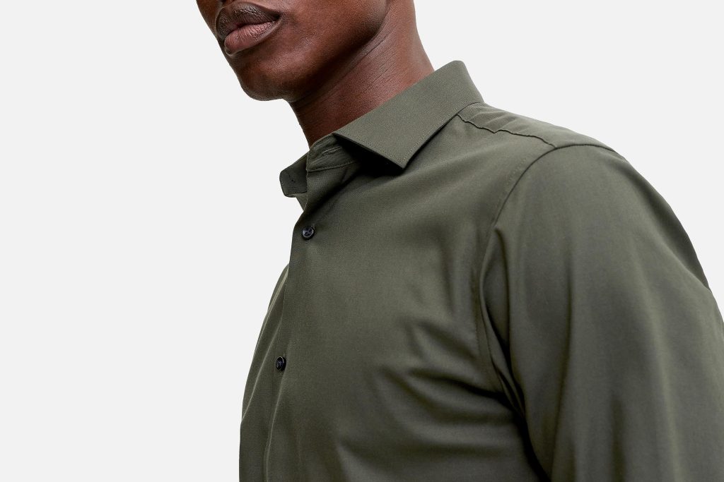 JPRBLAPARKER DETAIL LS SHIRT FOREST NIGHT
