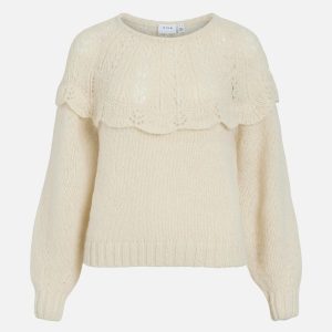 VIMOYANO ONECK LS KNIT BIRCH - Image 1