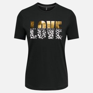 ONLKITA SS TEE JRS NOOS BLACK LOVE LEO – Image 1