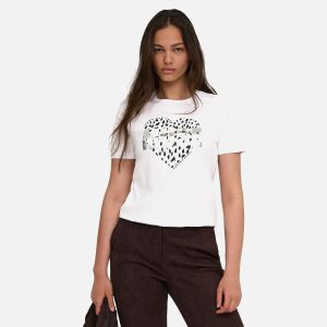 ONLKITA SS TEE JRS NOOS BRIGHT WHITE MUSE HEART – Image 3