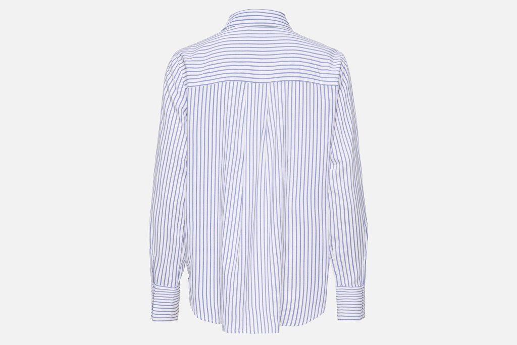 ONLBERIT HEART LS SHIRT CLOUD DANCER BLUE STRIPES