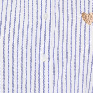 ONLBERIT HEART LS SHIRT CLOUD DANCER BLUE STRIPES - Image 3