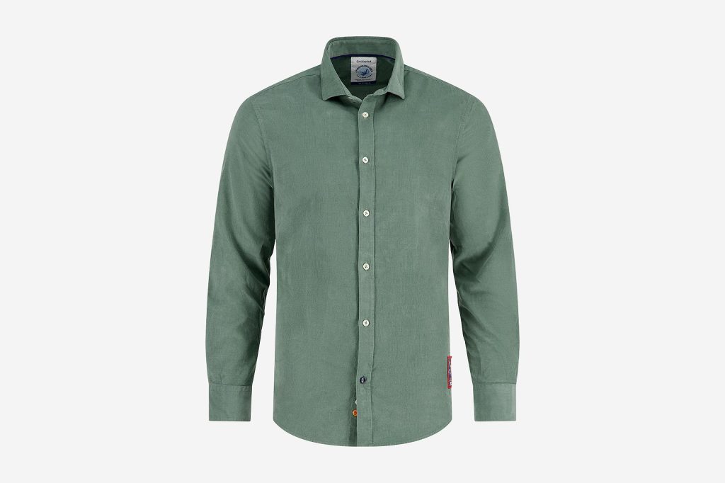 SHIRT CORDUROY FOREST GREEN
