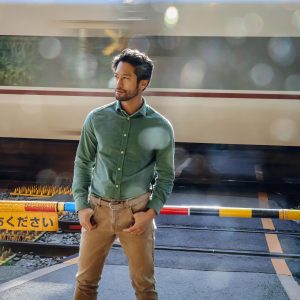 SHIRT CORDUROY FOREST GREEN – Image 4