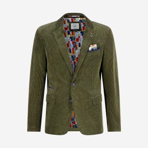 BLAZER 2 TONES RIB FOREST GREEN – Image 1