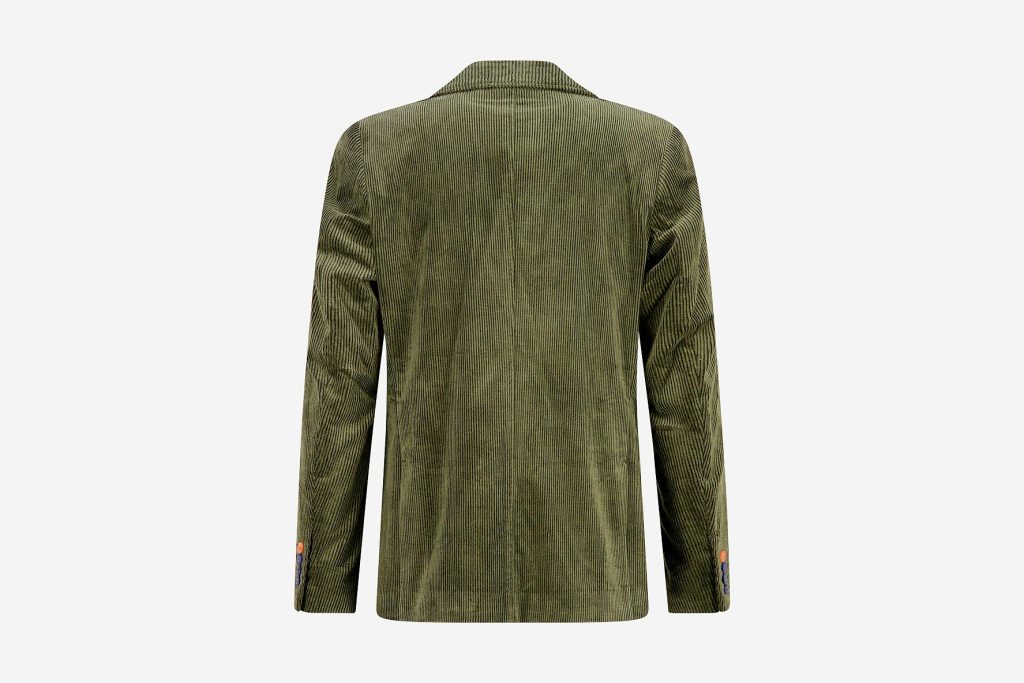 BLAZER 2 TONES RIB FOREST GREEN