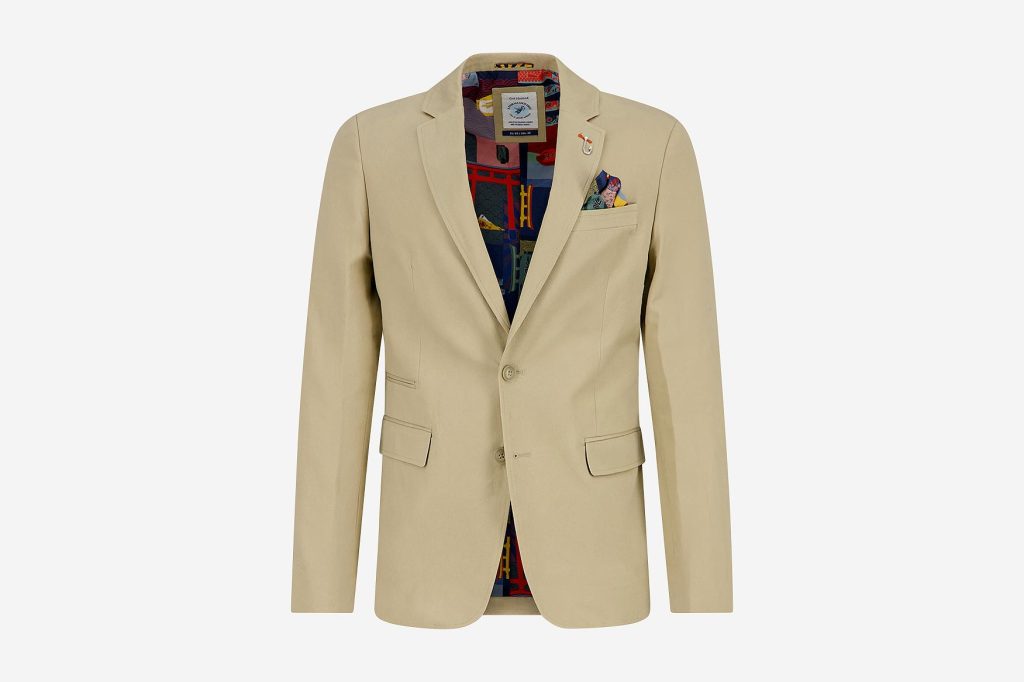 BLAZER FANCY EMBROIDERY SAND