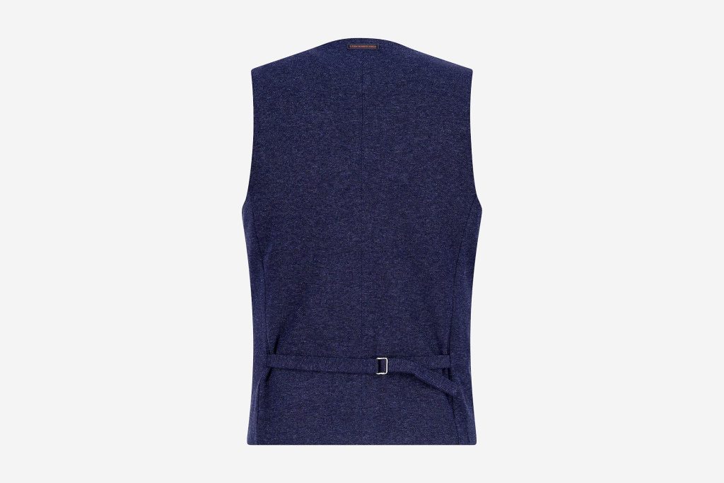 WAISTCOAT PIQUE NAVY