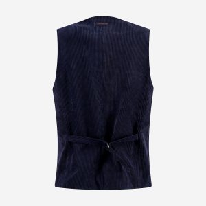 WAISTCOAT RIB NAVY – Image 2