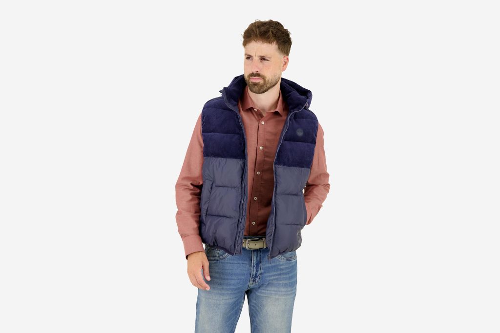 BODYWARMER RIB NAVY