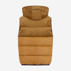 BODYWARMER RIB COGNAC – Image 2