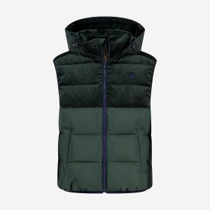 BODYWARMER RIB GREEN – Image 1