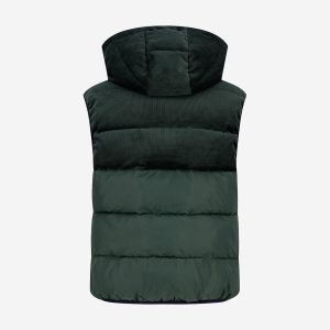 BODYWARMER RIB GREEN – Image 2